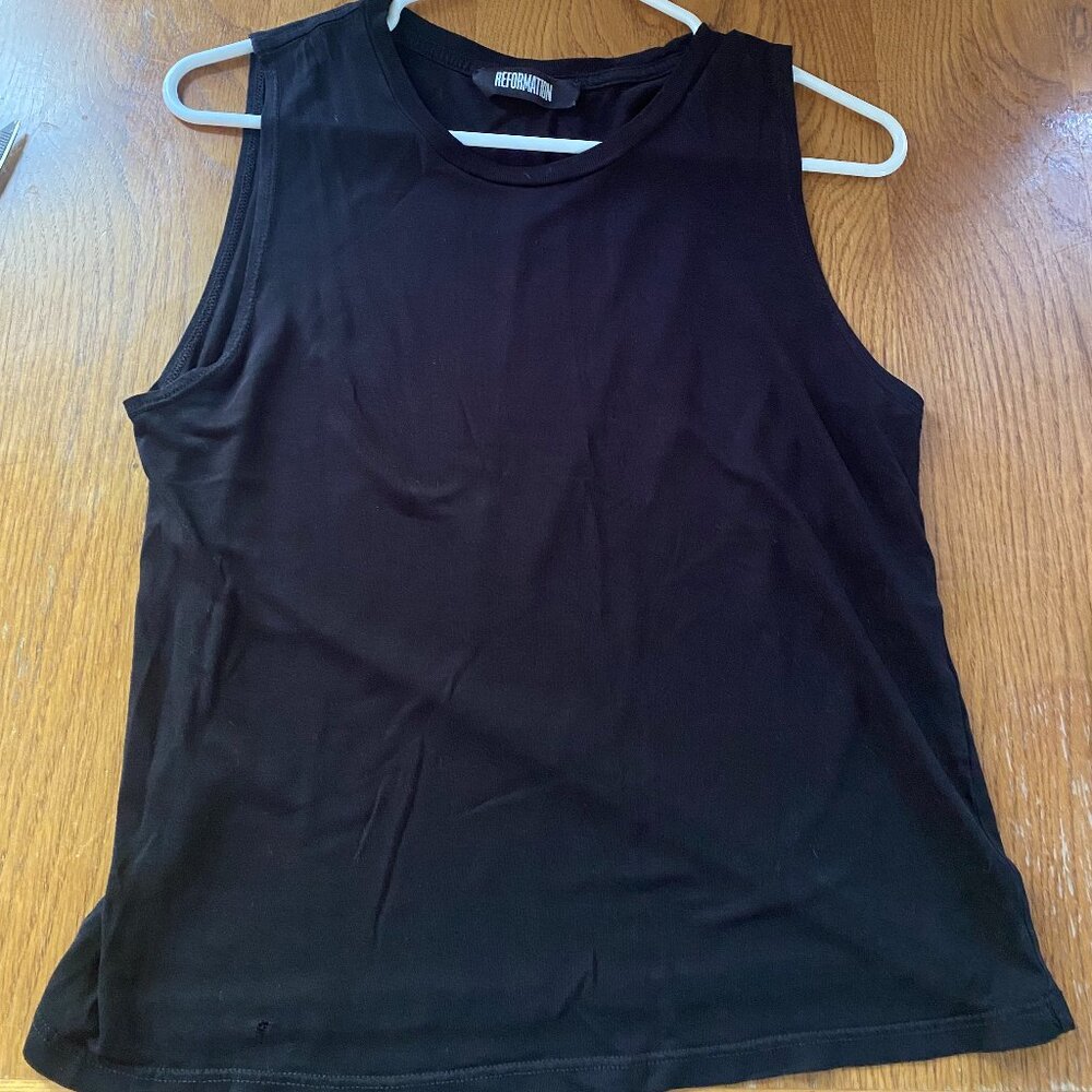 Reformation Black Top xs